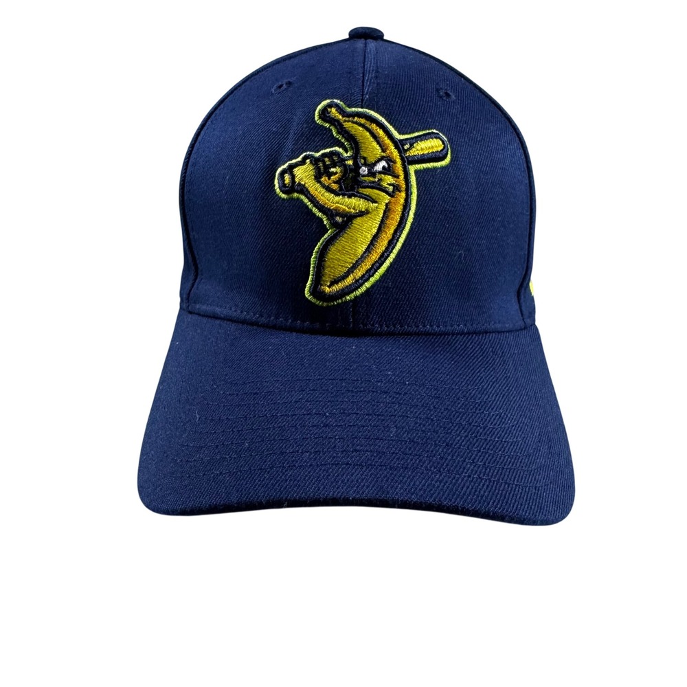 Zephyr Savannah Bananas Baseball Cap Mens Medium Navy Blue Excellent Embroidered